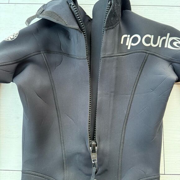 Rip Curl Women’s Size 8 Wet Suit Omega Flatlock 3.2 mm Black Back Zip - Picture 9 of 10
